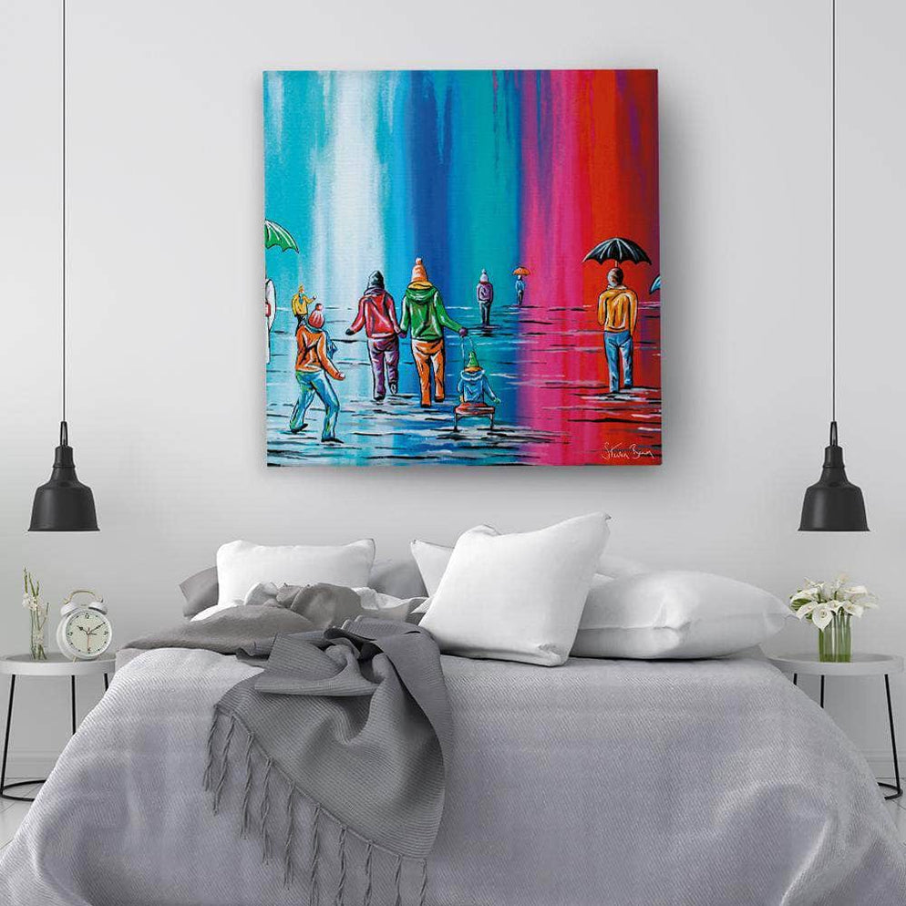 Scottish Winter Colourful Wall Canvas | Steven Brown Art