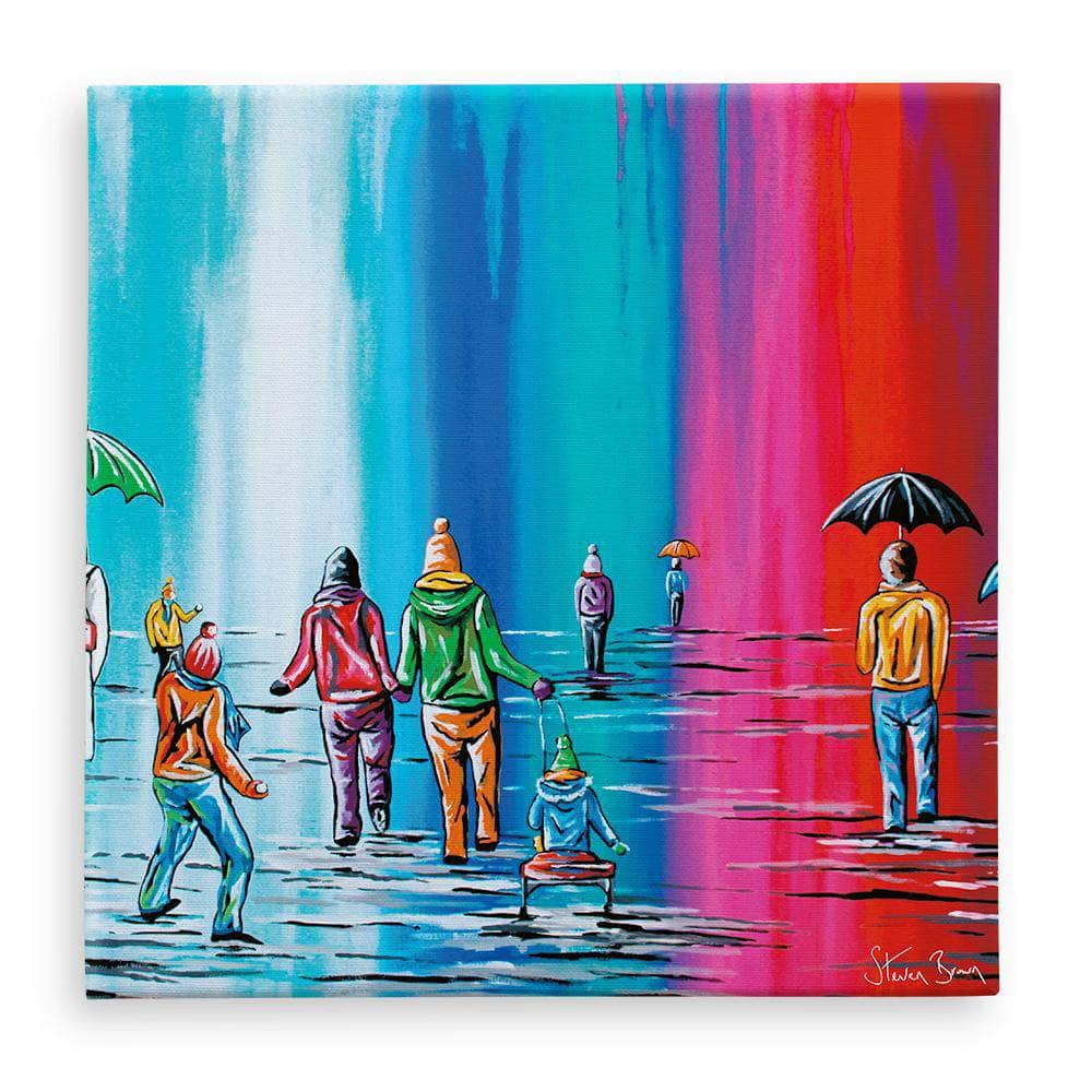 Scottish Winter Colourful Wall Canvas | Steven Brown Art