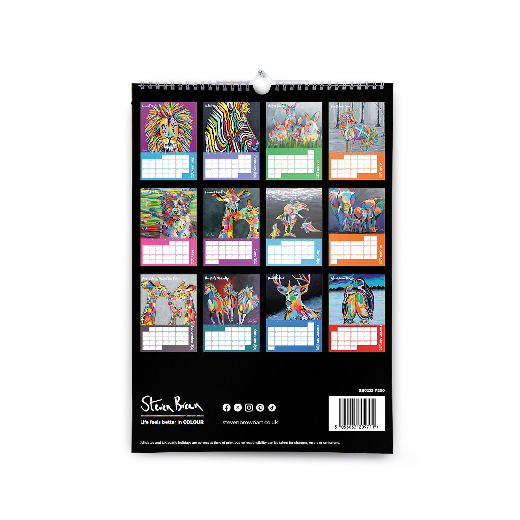 Steven Brown Official 2025 Art Calendar — Steven Brown Art
