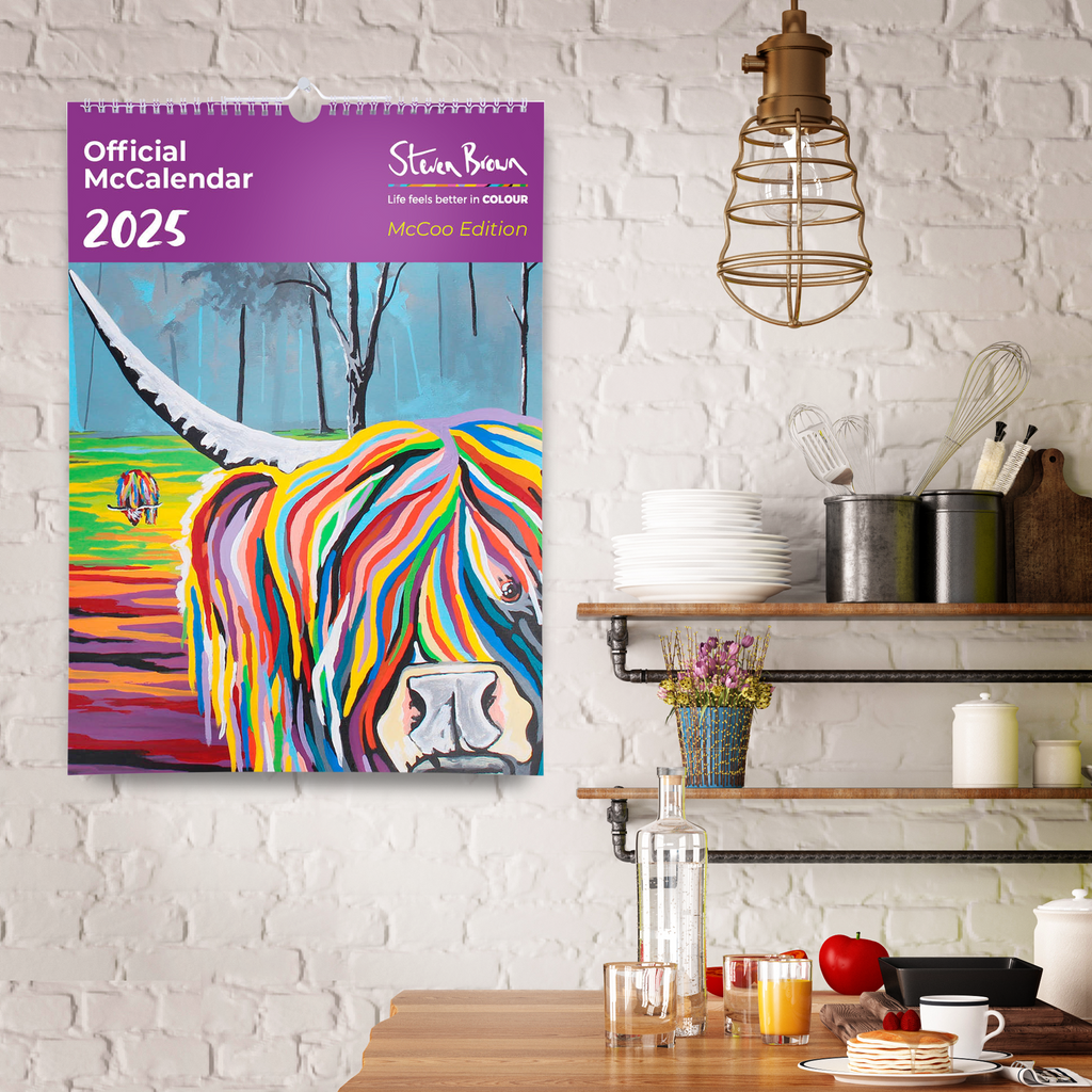 Steven Brown Calendar Featuring Art by Famous Scottish Artist — Steven Brown Art
