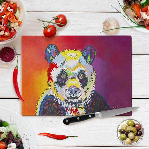 Sunshine McZoo - Glass Chopping Board