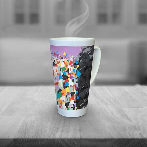 Waterfall Hearts - Latte Mug