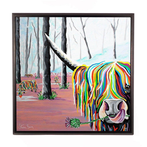 Agnes McCoo & The Weans - Framed Limited Edition Aluminium Wall Art