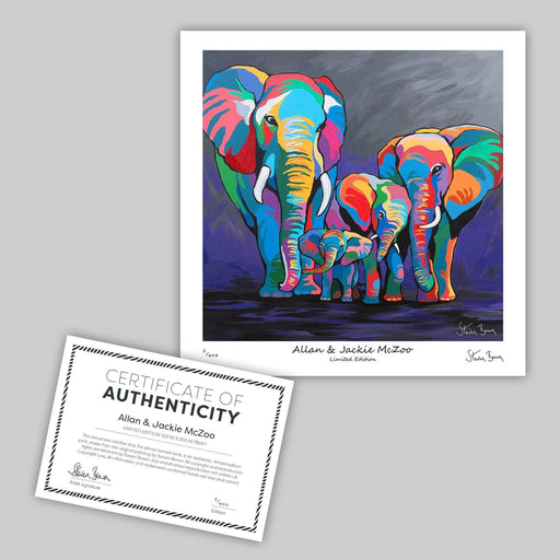 Allan & Jackie McZoo - Mini Limited Edition Print