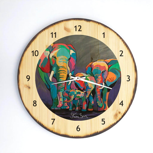 Allan & Jackie McZoo - Wooden Clock