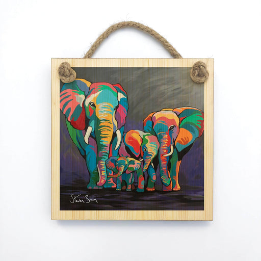 Allan & Jackie McZoo - Wooden Wall Plaque