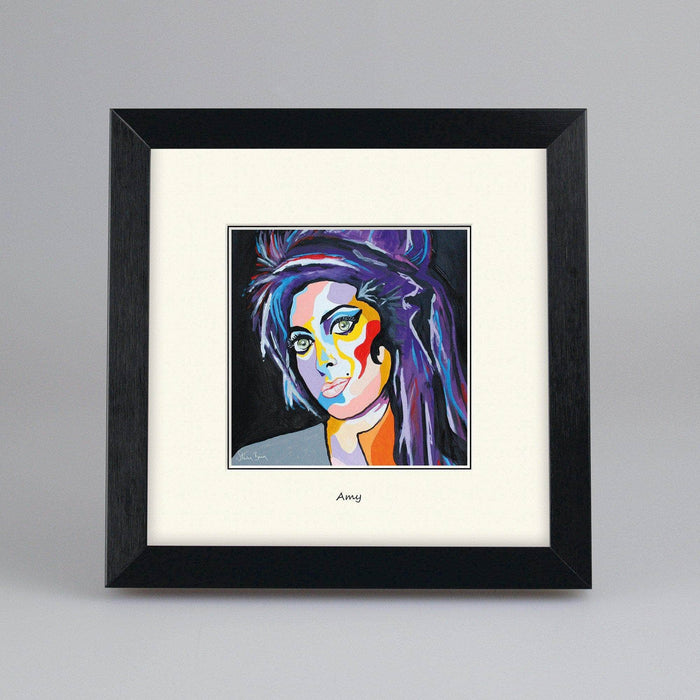 Amy Winehouse - Digital Mounted Print
