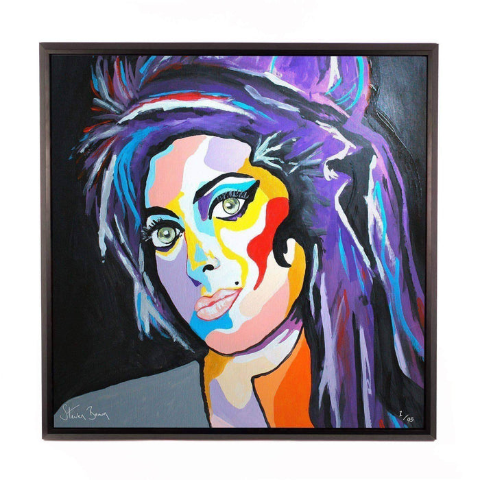 Amy Winehouse - Framed Limited Edition Aluminium Wall Art