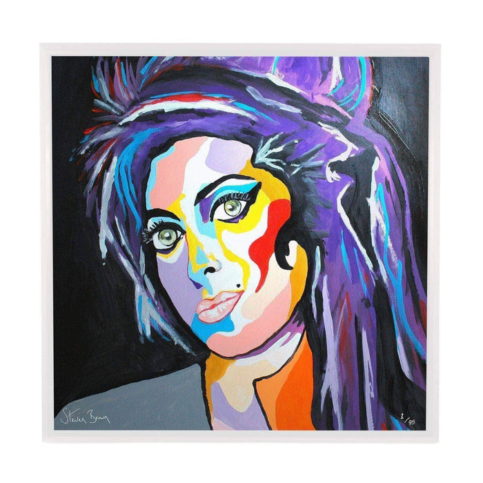 Amy Winehouse - Framed Limited Edition Aluminium Wall Art