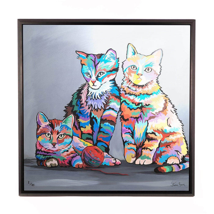 Barbara, Doris & Jack McCheety - Framed Limited Edition Aluminium Wall Art