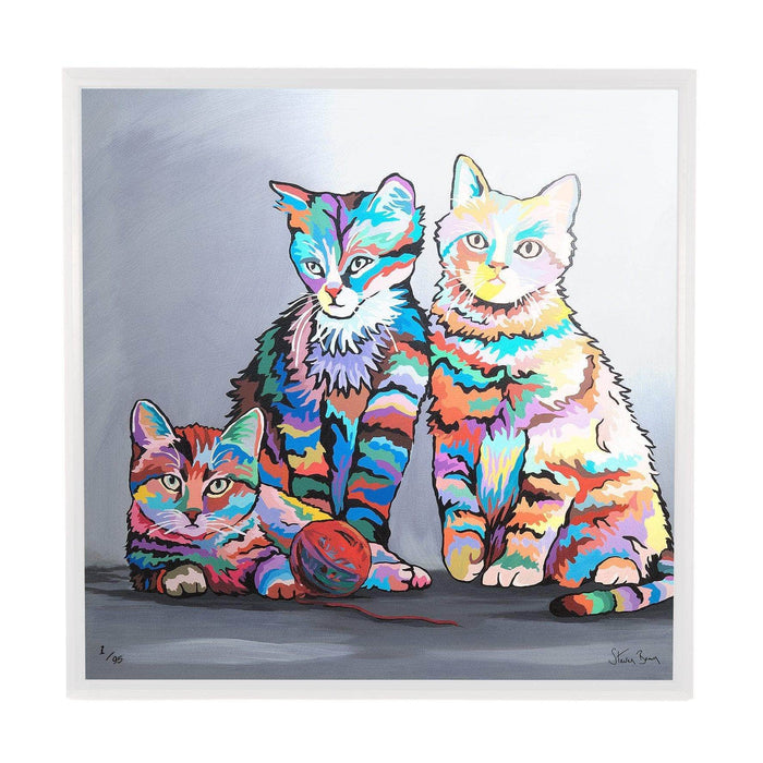 Barbara, Doris & Jack McCheety - Framed Limited Edition Aluminium Wall Art