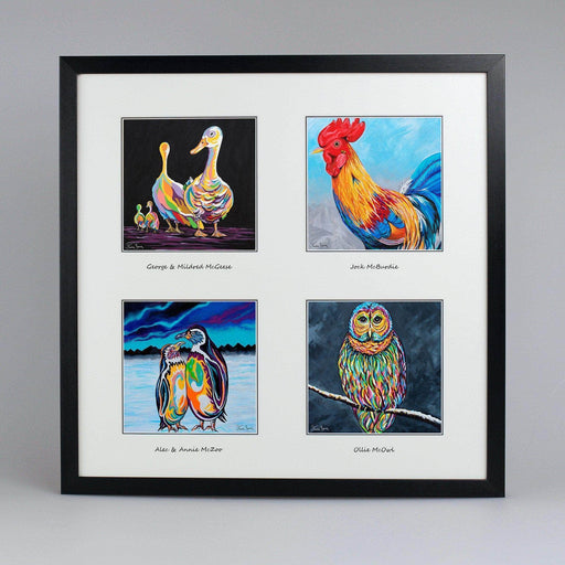 Birds Of A Feather Collection - Quad Framed