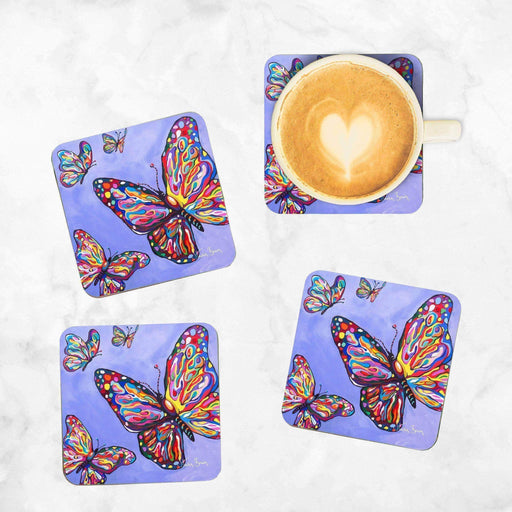 Bonnie McButterflee - Coasters Set of 4