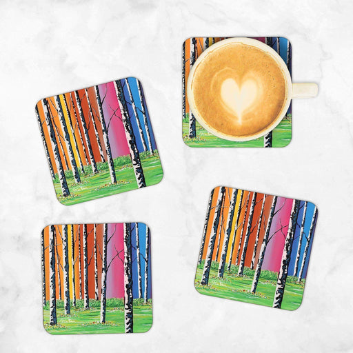Caledonian Forest - Coasters Set of 4