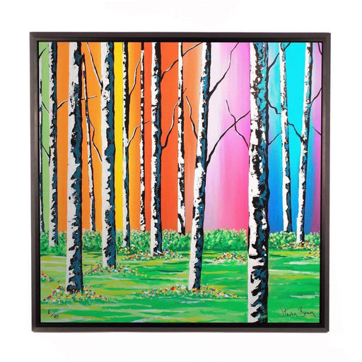 Caledonian Forest - Framed Limited Edition Aluminium Wall Art