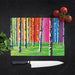 Caledonian Forest - Glass Chopping Board