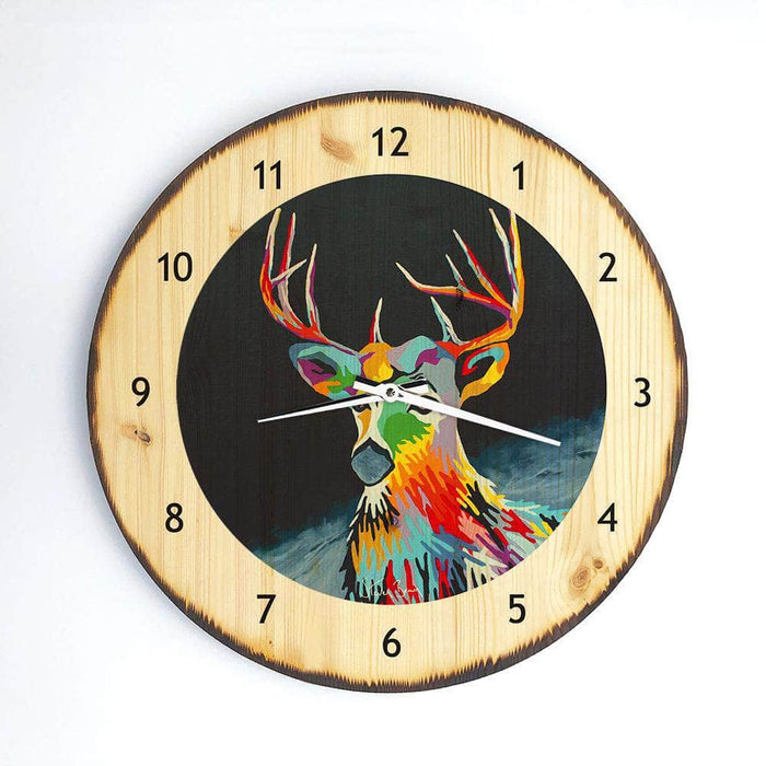 Donald McDeer - Wooden Clock