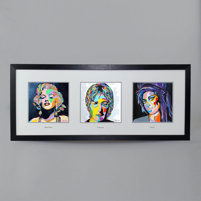 Famous Faces Collection - Triptych