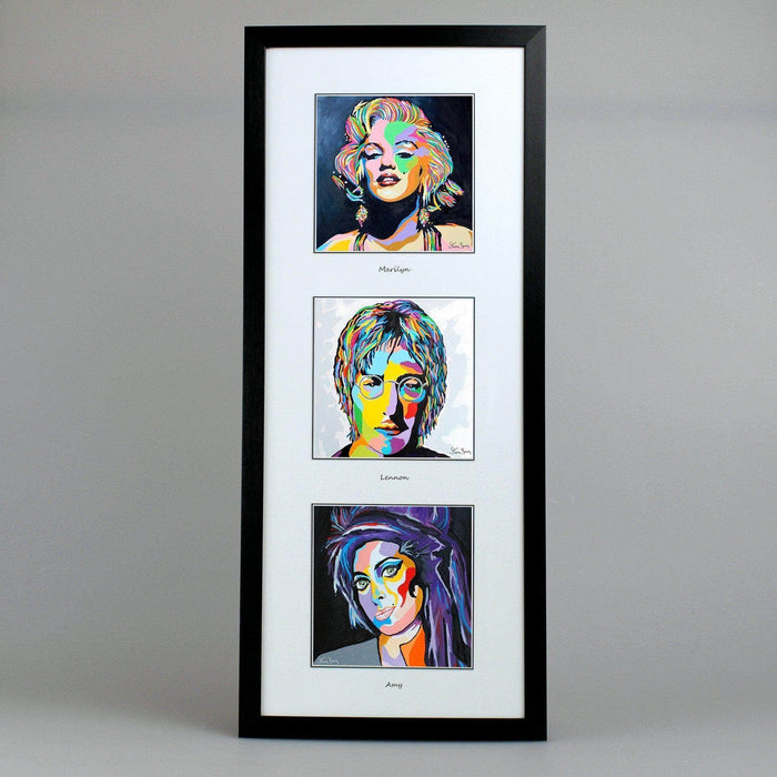 Famous Faces Collection - Triptych