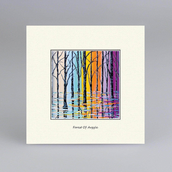 Forest Of Argyle - Digital Mounted Print