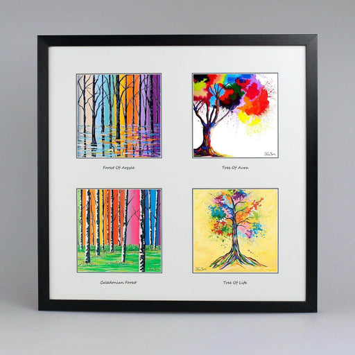 Forests & Trees Collection - Quad Framed