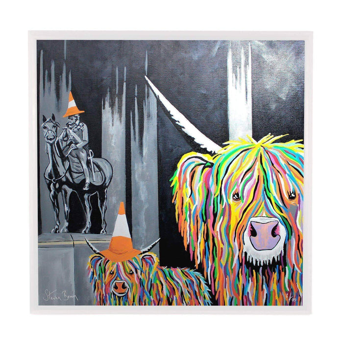 Geordie McCoo & The Wee Yin - Framed Limited Edition Aluminium Wall Art