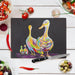 George & Mildred McGeese - Glass Chopping Board