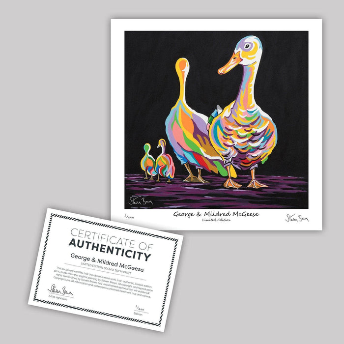 George & Mildred McGeese - Mini Limited Edition Print