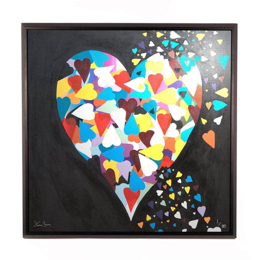Heart Of Hearts - Framed Limited Edition Aluminium Wall Art