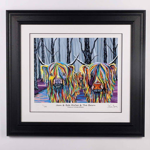 Jean & Bob McCoo and The Bairn - Platinum Limited Edition Prints