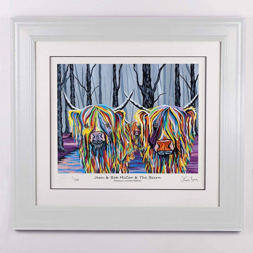 Jean & Bob McCoo and The Bairn - Platinum Limited Edition Prints