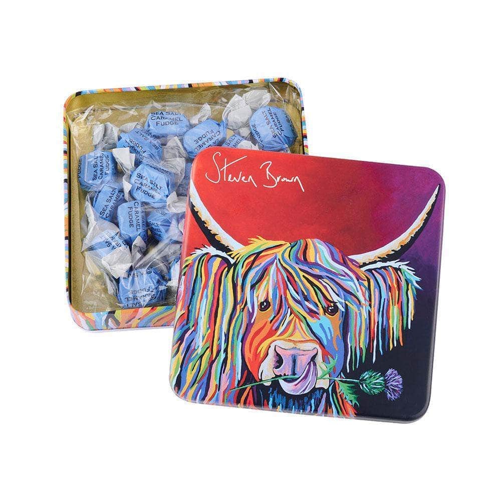 Lizzie McCoo - Salted Caramel Fudge Tin — Steven Brown Art