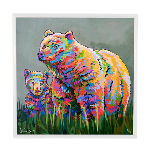 Mam McBear & The Wean - Framed Limited Edition Aluminium Wall Art