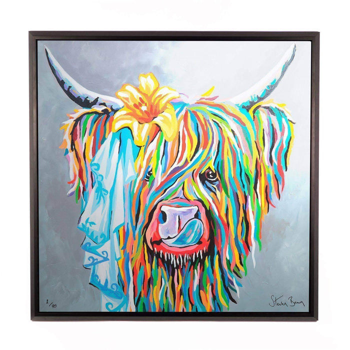 Mrs Toby Mori McCoo - Framed Limited Edition Aluminium Wall Art