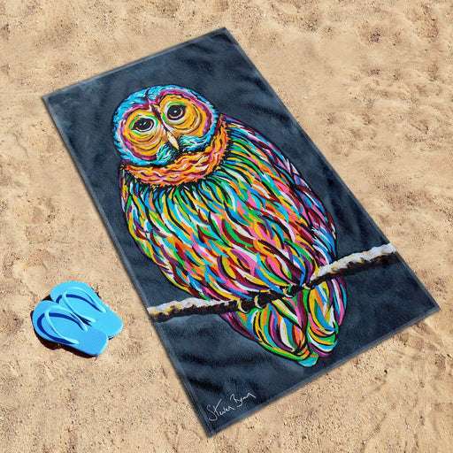 Ollie McOwl - Beach Towel