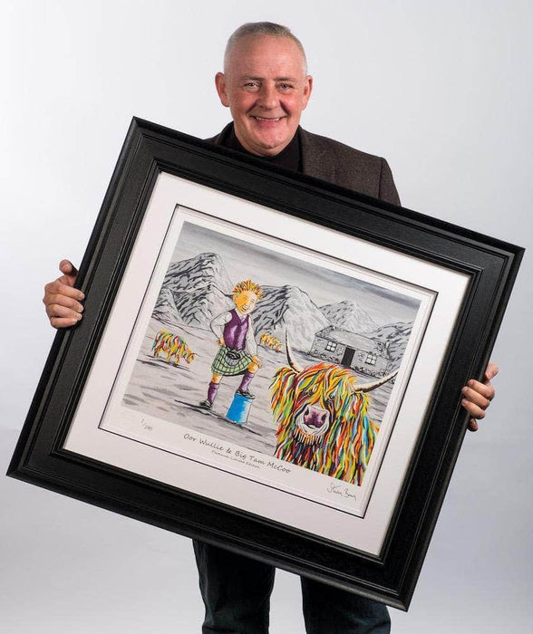 Oor Wullie & Big Tam McCoo - Platinum Limited Edition Prints