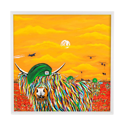 Private McCoo & The Troops - Framed Limited Edition Aluminium Wall Art