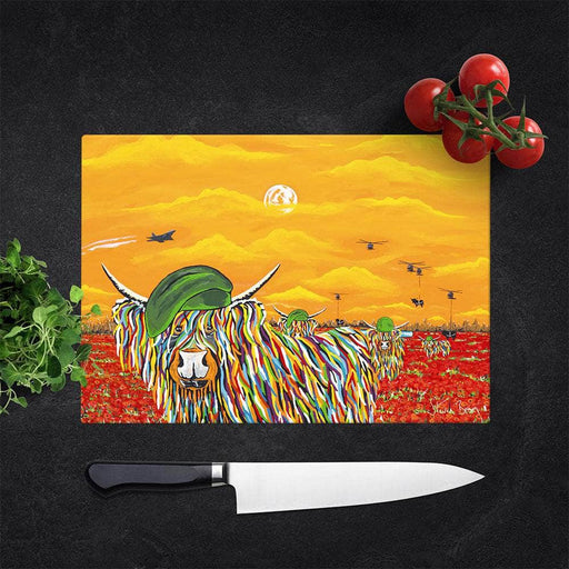 Private McCoo & The Troops - Glass Chopping Board