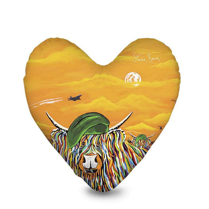 Private McCoo The Troops - Heart Cushion