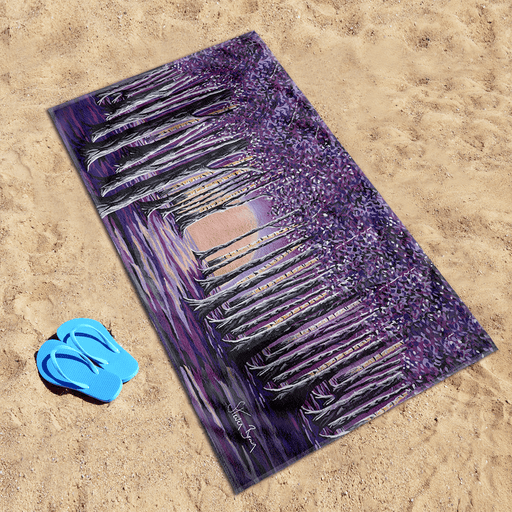 Purple Forest - Beach Towel