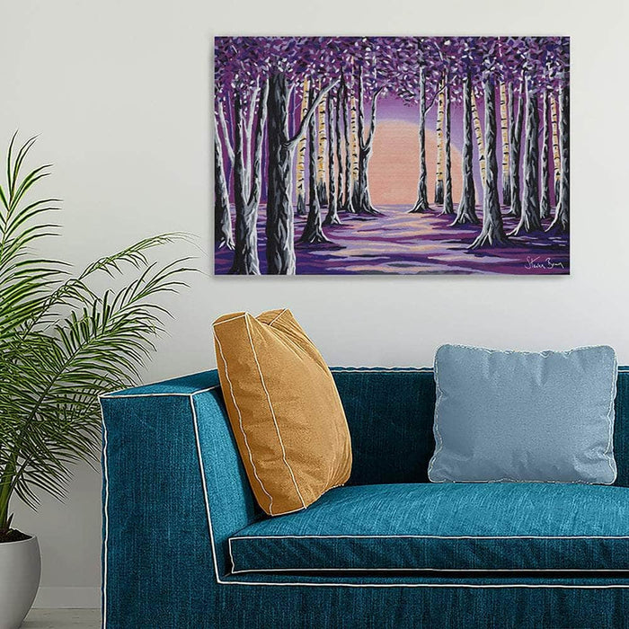 Purple Forest - Canvas Prints
