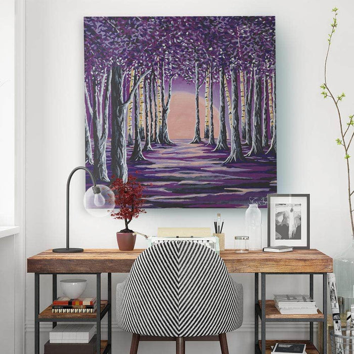 Purple Forest - Canvas Prints