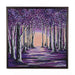 Purple Forest - Framed Limited Edition Aluminium Wall Art