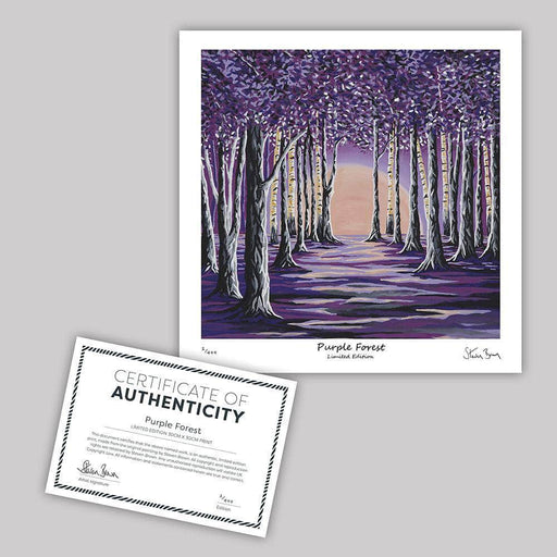 Purple Forest - Mini Limited Edition Print