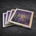 Purple Forest - Wooden Coasters