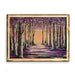 Purple Forest - Wooden Print