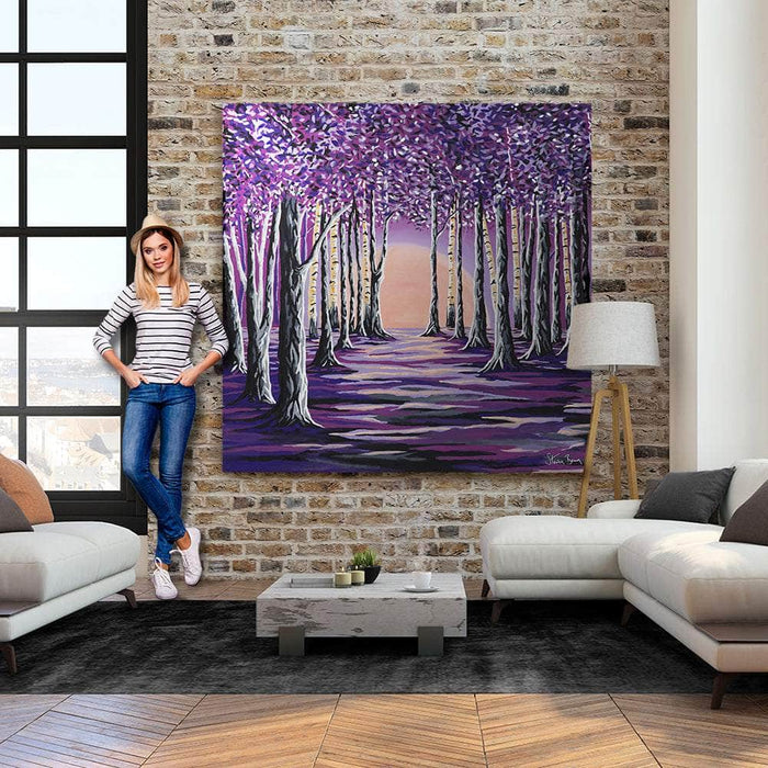 Purple Forest - XXXXL Canvas Print