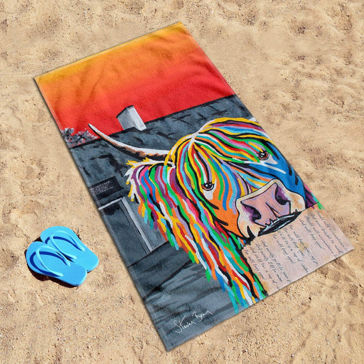 Rabbie McCoo - Beach Towel