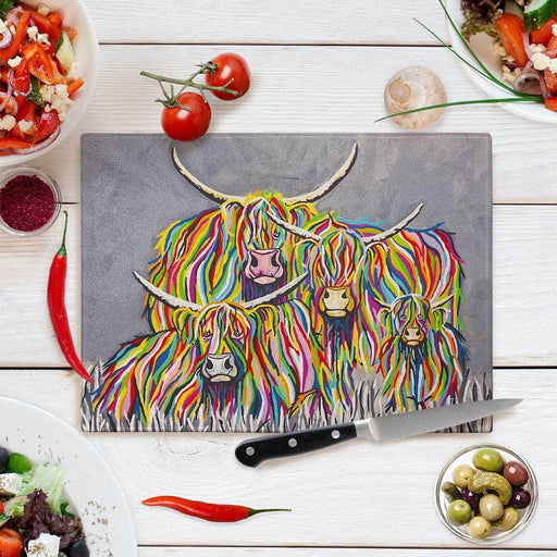 Ross & Claire McCoo - Glass Chopping Board