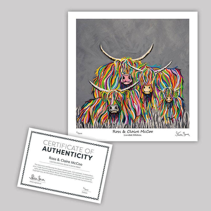 Ross & Claire McCoo - Mini Limited Edition Print